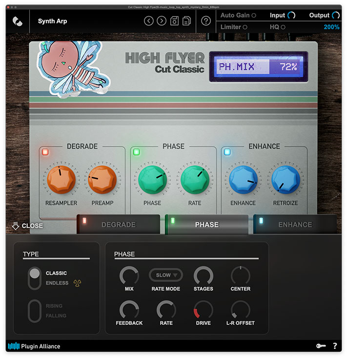 Plugin Alliance releases Cut Classic High Flyer - Creative Resampler Phaser Enhancer